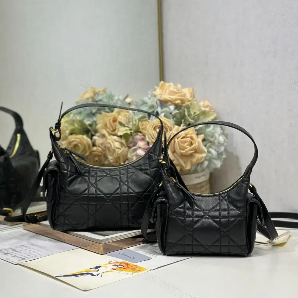 View 10 of 高仿Dior*D-Dream系列S525M900小羊皮斜挎包Mini黑色免檢版