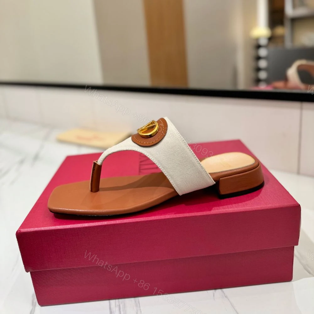 View 5 of Valentino Garavani Vlogo Signature Sandals White And Brown