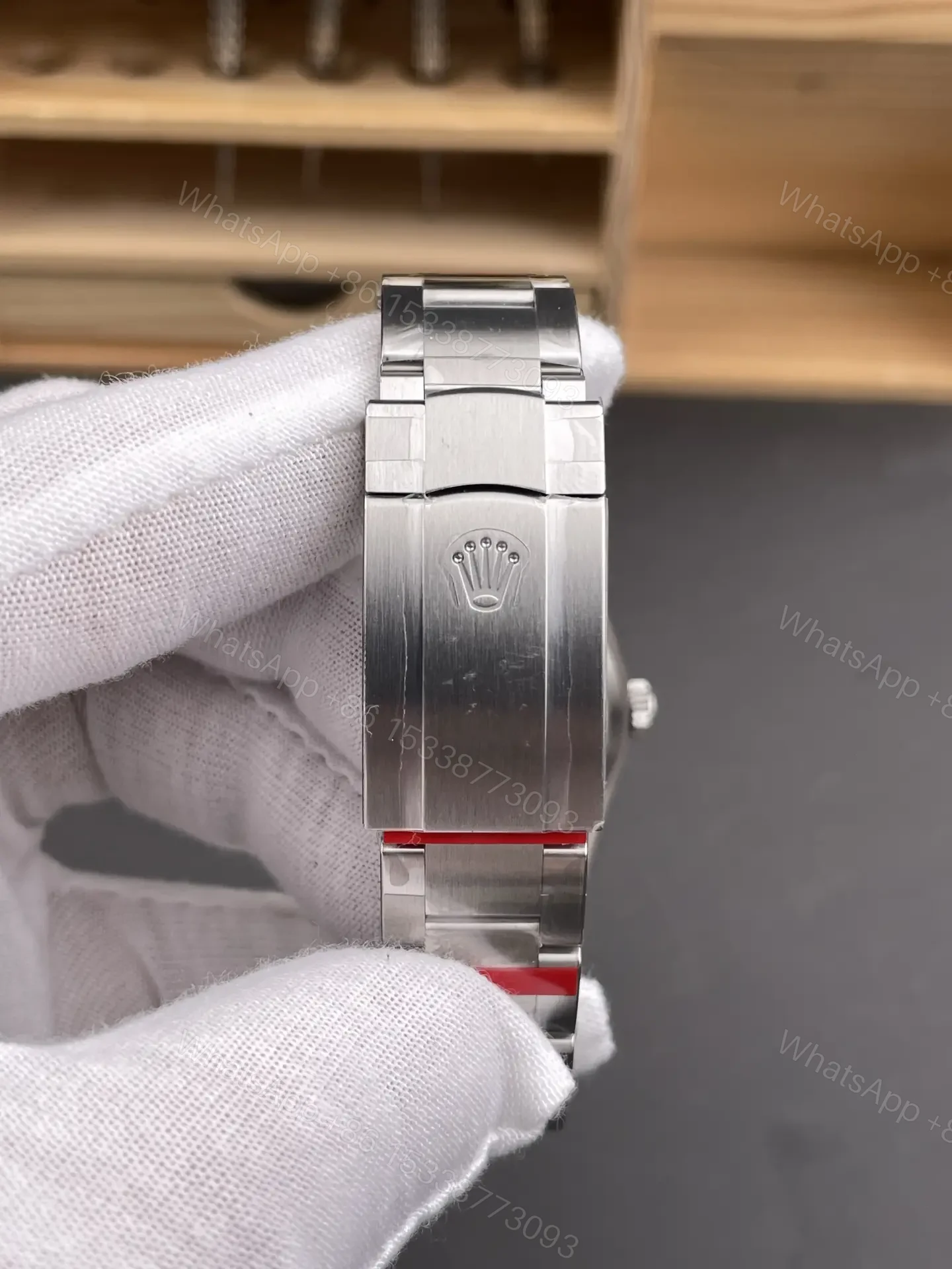 View 8 of Rolex Oyster Perpetual 36 Stainless Steel Pistachio 126000-0011