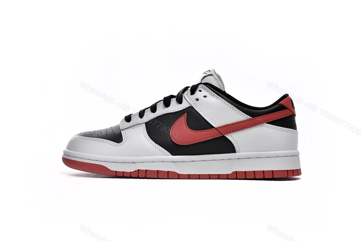 View 9 of Nike Dunk Low Black and Red FD9762-061