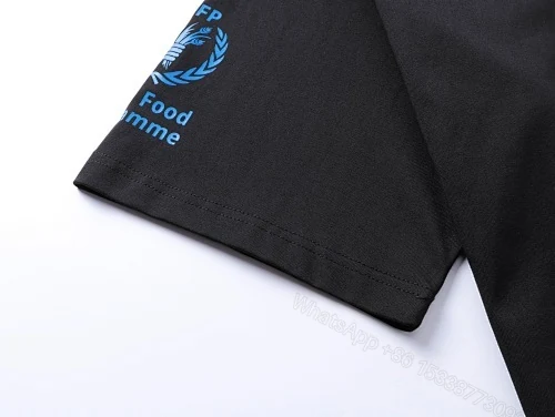 View 3 of Balenciaga Clothes 2026 World Food Programme Charity Limited Edition T-shirt Black/Apricot
