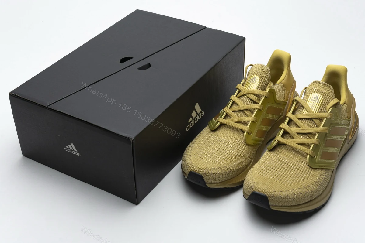 Adidas Ultra Boost 20 Gold Metallic EG1343 — view 2