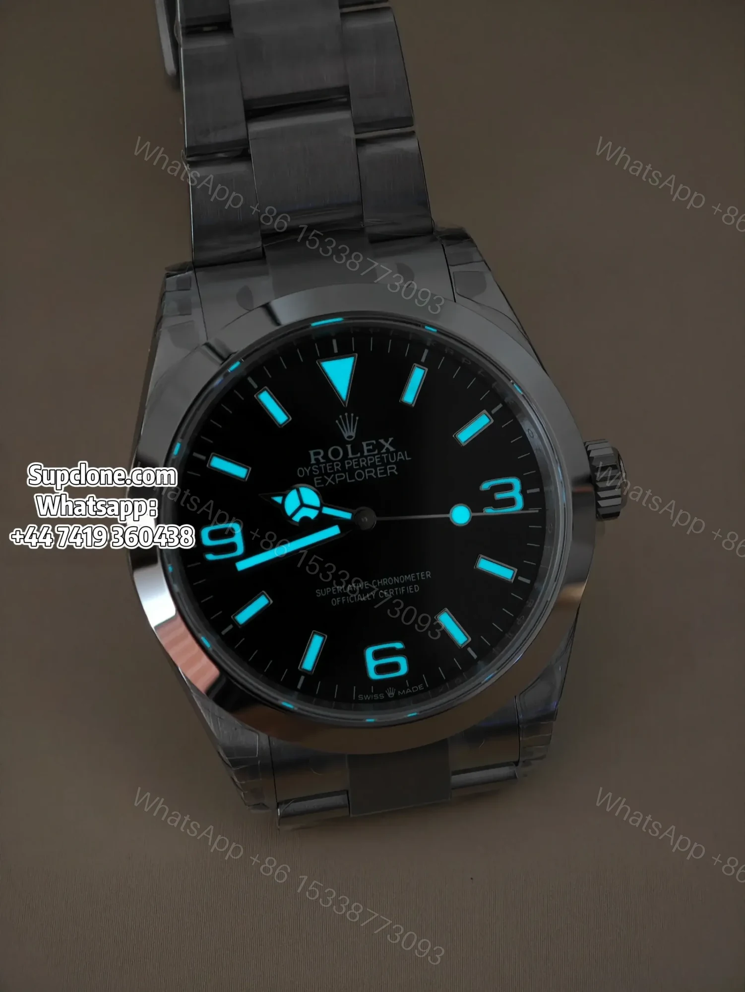 View 3 of Rolex Explorer 40 M224270-0001 Super Clone Black Dial Watch