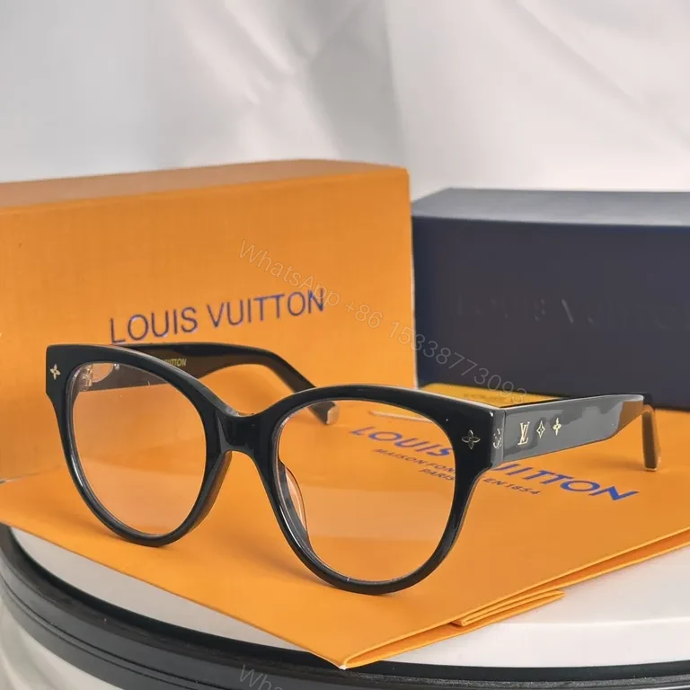View 4 of Bold LV Acetate Sunglasses: Luxe Minimalist Style