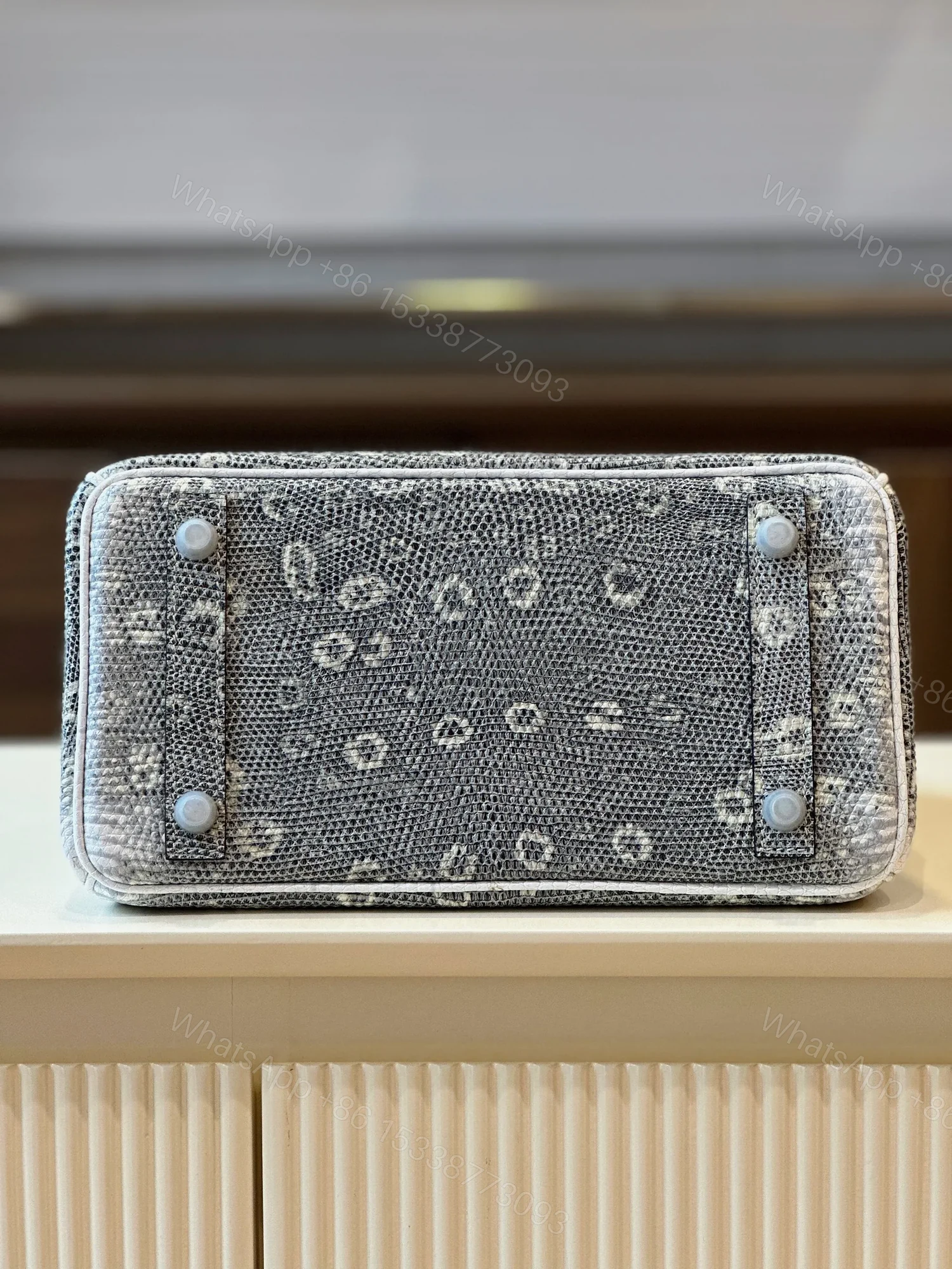 View 2 of HN 25 Omber Genuine Lizard leather Gold Hardware