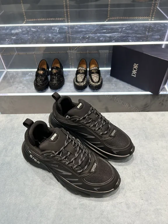 View 5 of Black Premium Dior-Inspired High-Top Sneaker with All-Day Comfort