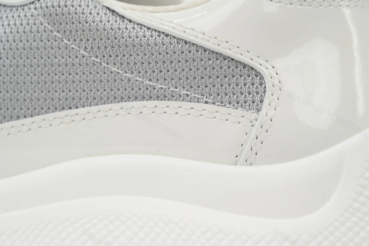 View 2 of Prada White Silver