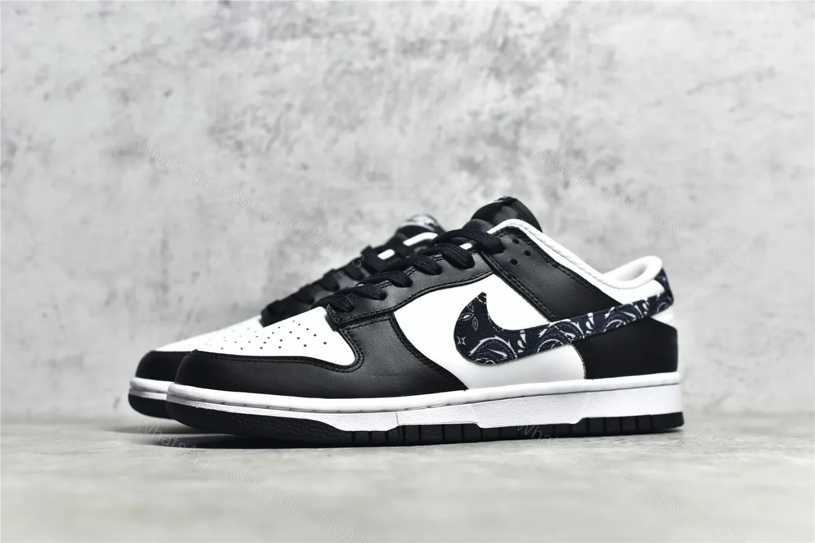View 2 of UA Dunk Low Black Paisley