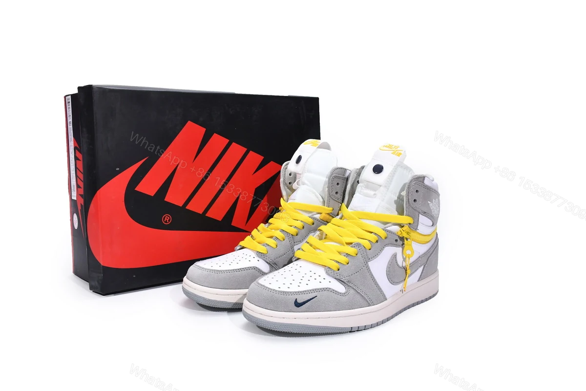 Air Jordan 1 High Switch Light Smoke Grey CW6576-100 — view 2