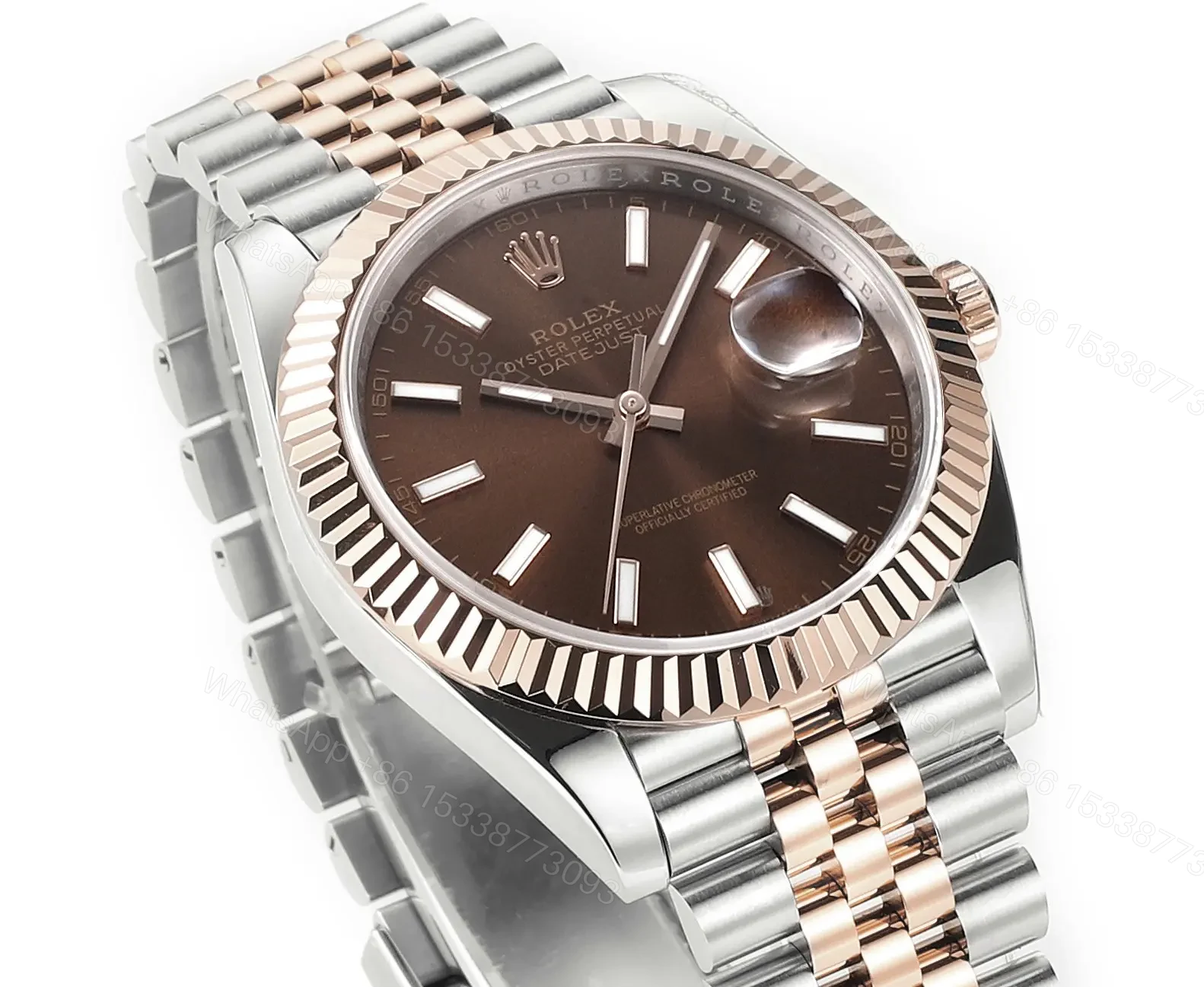 View 3 of Clean Factory DDF Classic Brown Two-Tone Watch