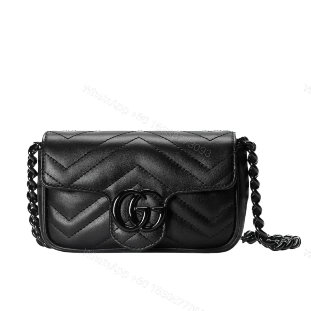 Gucci GG Marmont Belt Bag Black 16Cm 699757 UM8KV 1000 — view 1