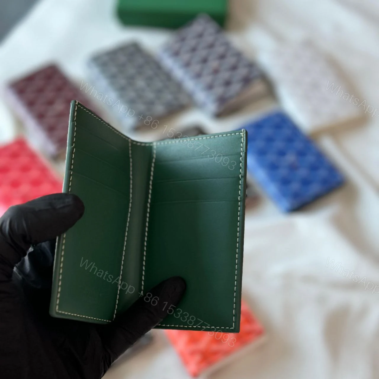 View 3 of Saint Pierre Card Holder with multiple card slots