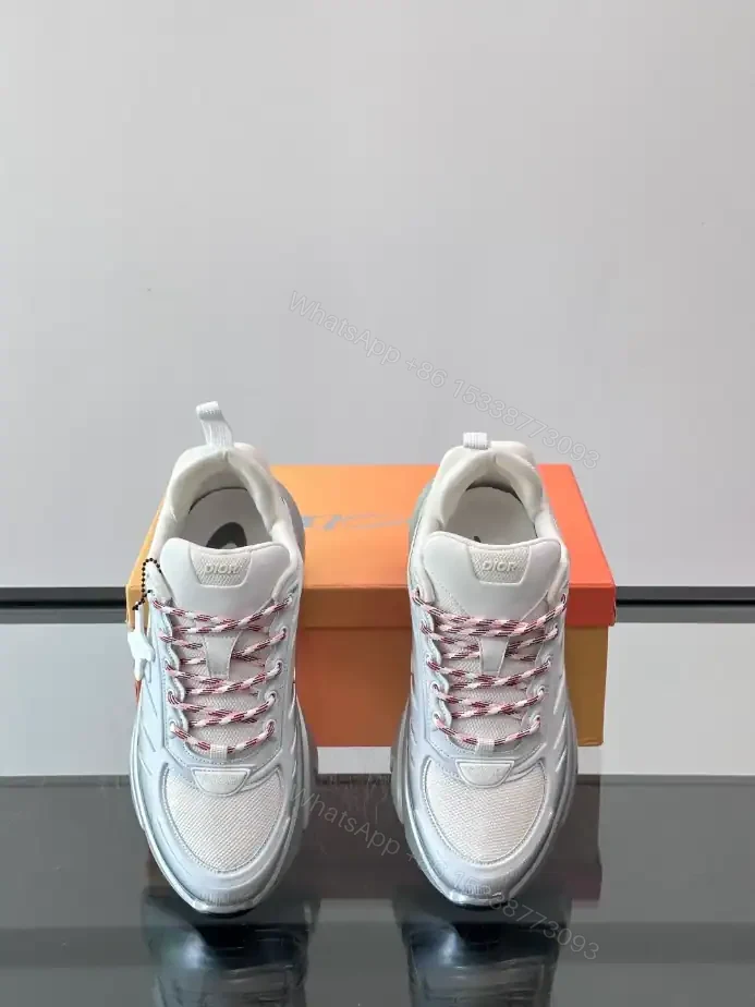 View 3 of DIOR B44 BLADE SNEAKERS GRADIENT WHITE AND SILVER-TONE – CD210