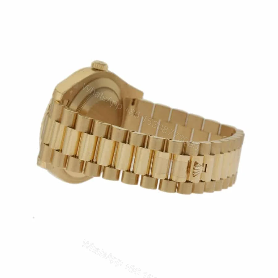 View 3 of Rolex Day-Date 18038 Super Clone : 36mm Yellow Gold Onyx Dial