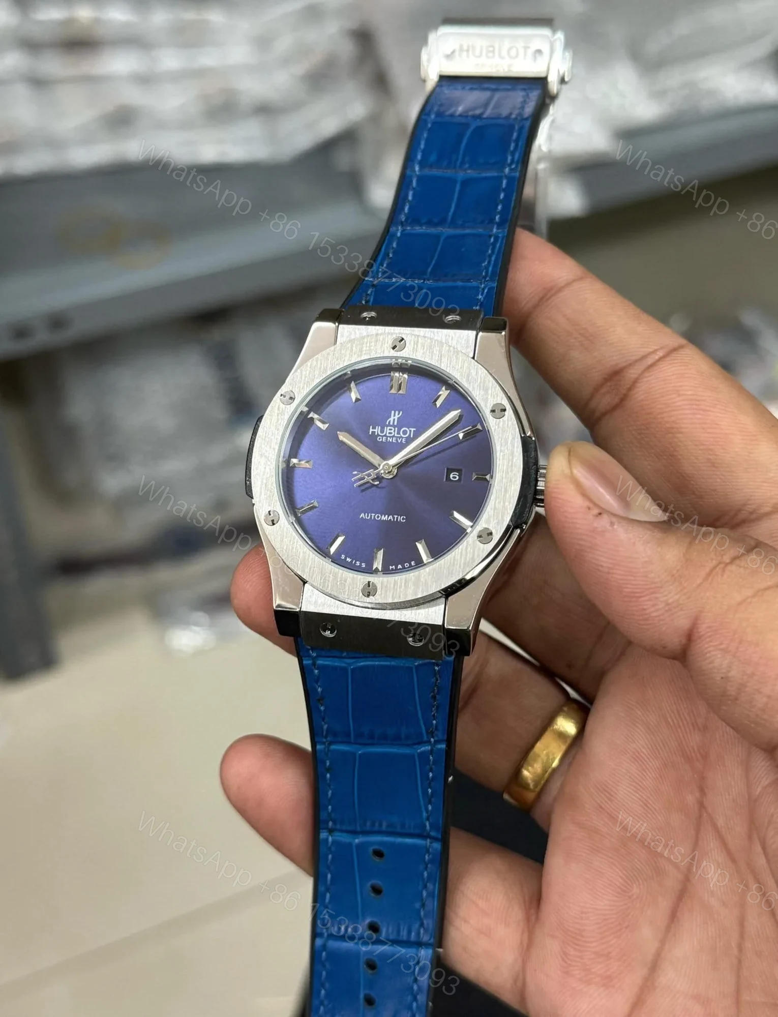 View 2 of Hublot Classic Fusion Automatic Blue dial