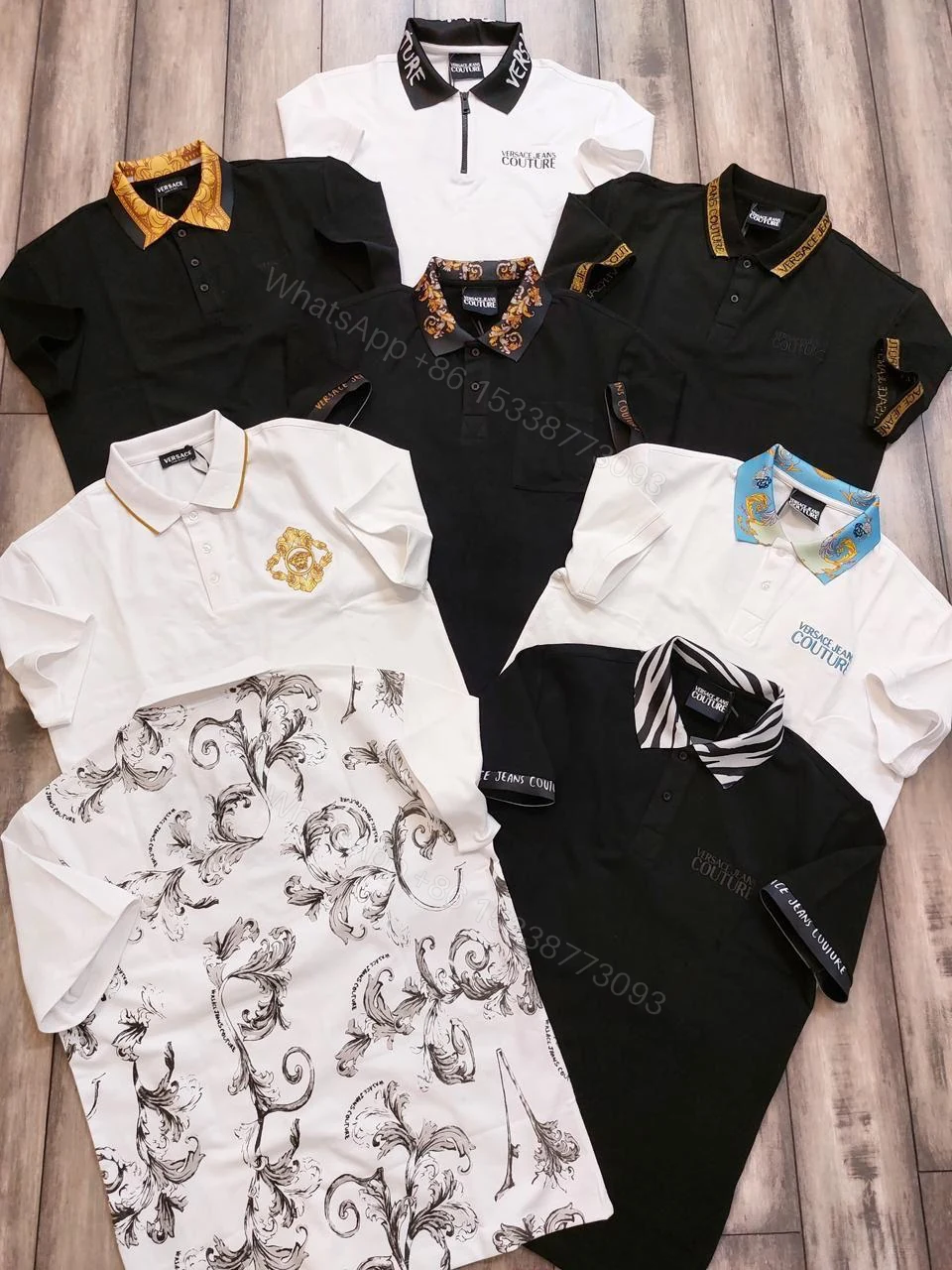 FIRST COPY Versace Latest 2025 Imported Quality Exclusive Polo Tees — view 1