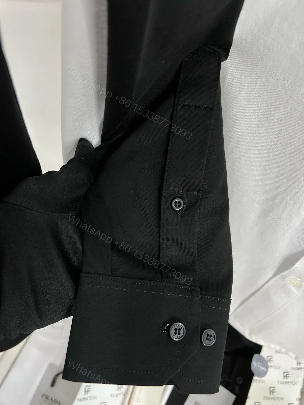 View 7 of PRADA PREMIUM COTTON FABRIC FULL SLEEVE SHIRTS