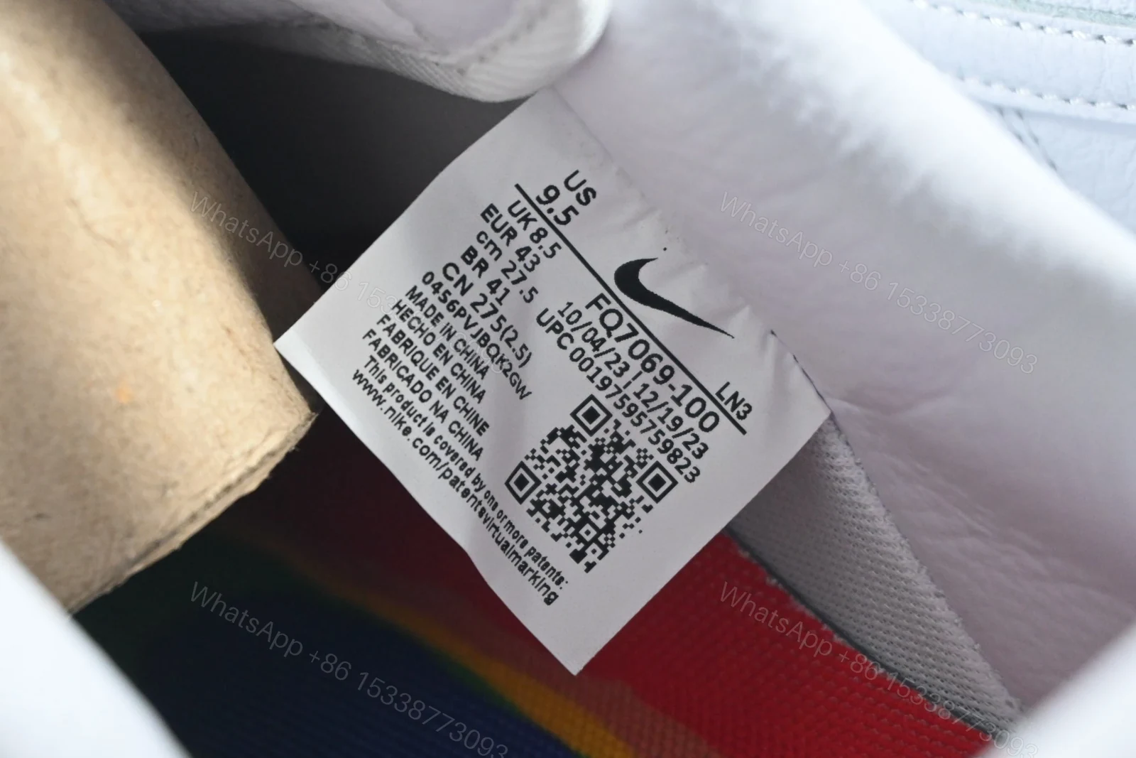 View 10 of Nike Air Force 1 Low Cactus Plant Flea Market White (2024)