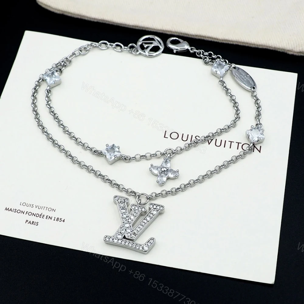 View 3 of LOUIS VUITTON LADY LV BRACELET PALLADIUM M1378A