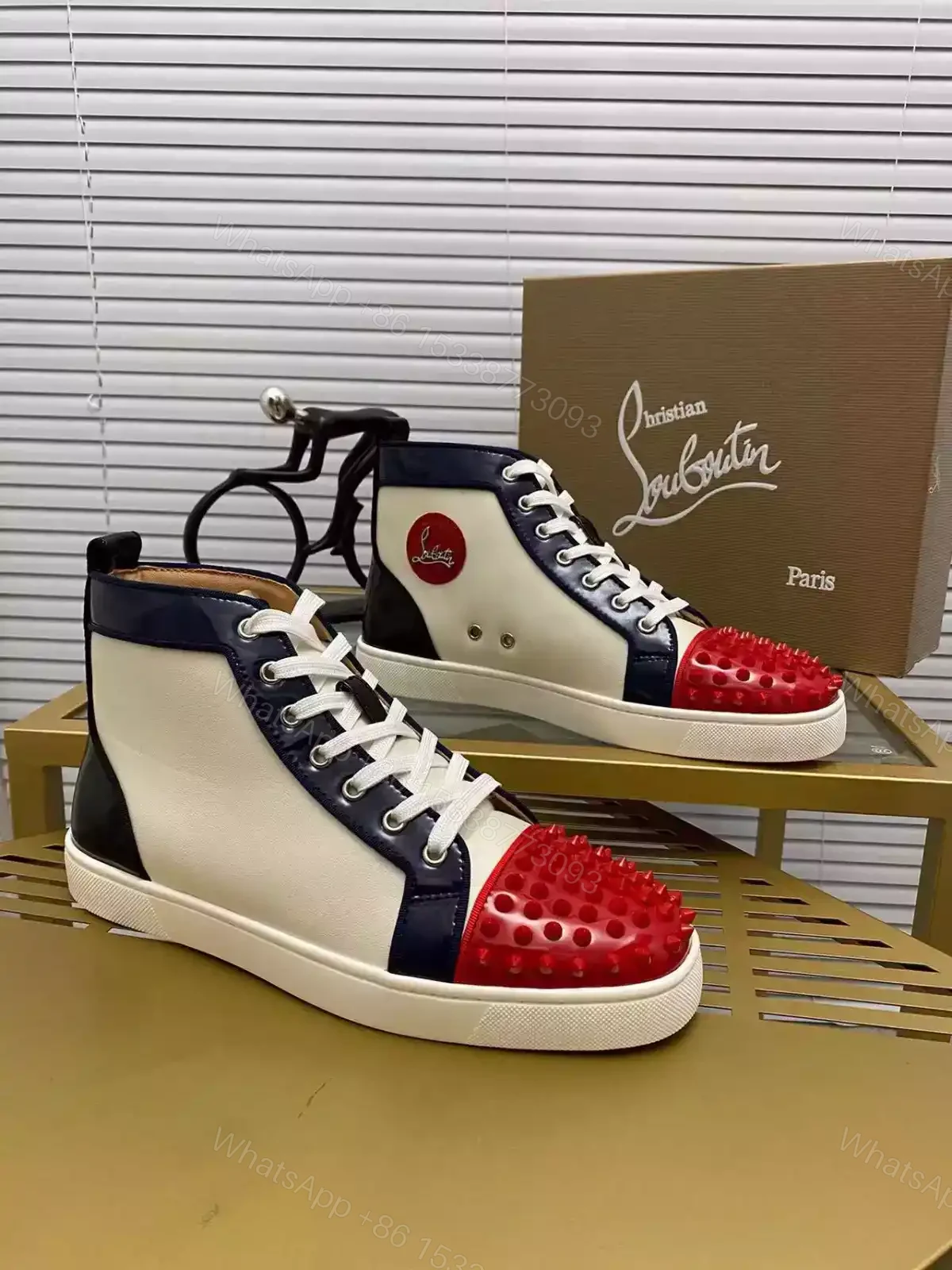 CHRISTIAN LOUBOUTIN HIGH-TOP SNEAKER – CL176 — view 1