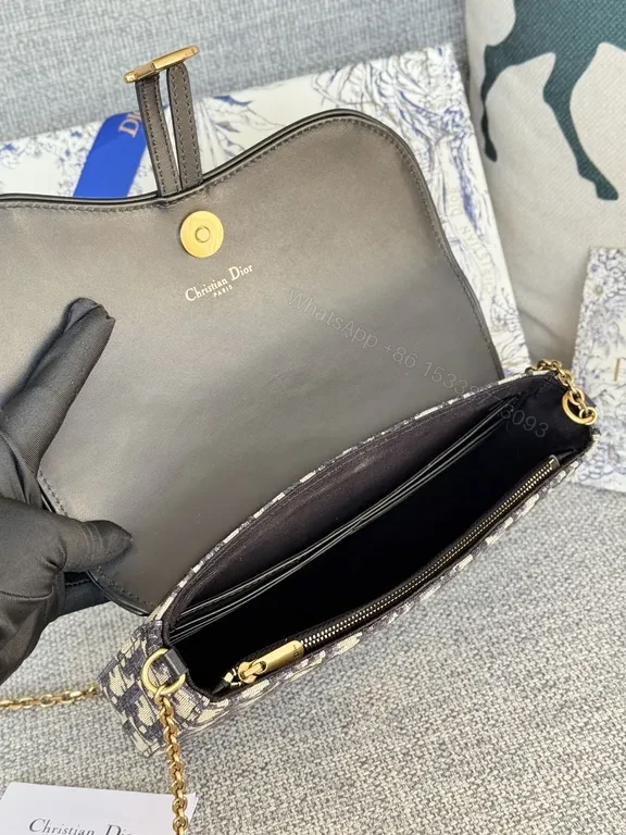 View 9 of Chic Dior Canvas & Leather Crossbody: Everyday Luxury Bag