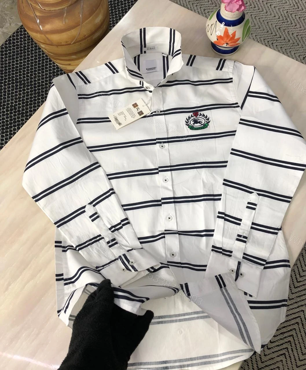 View 5 of First Copy Burberry Cotton Fabric Shirt