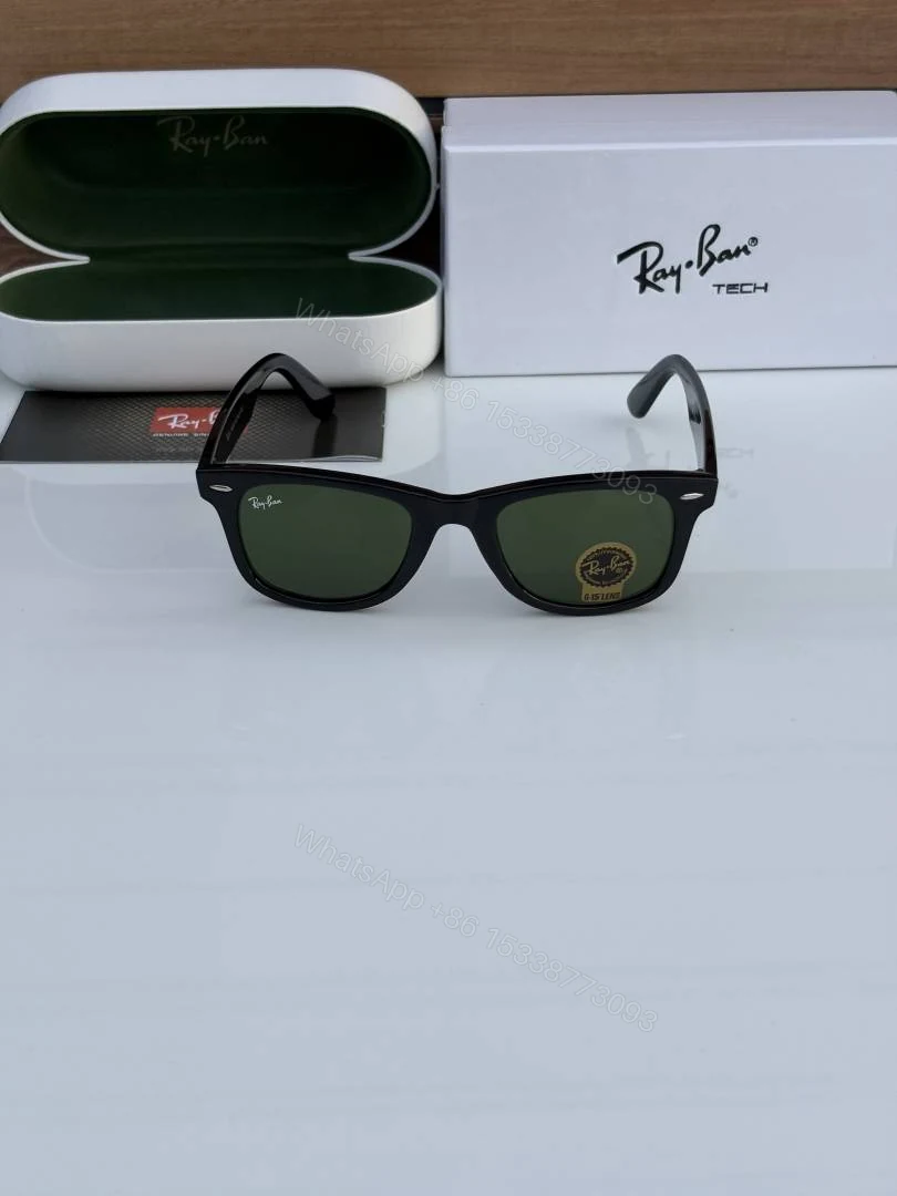 View 3 of First Copy Rayban 2140 Black Green een