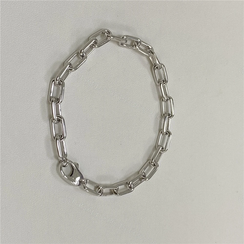 Santos De Cartier Link Bracelet White Gold Dupe B6021400 — view 1