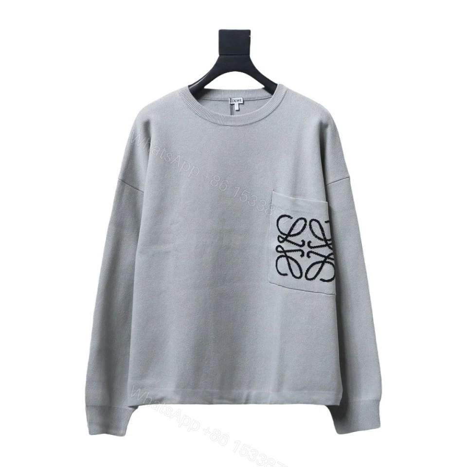 View 9 of Loewe Pocket Printed Sweater 24Fw grey