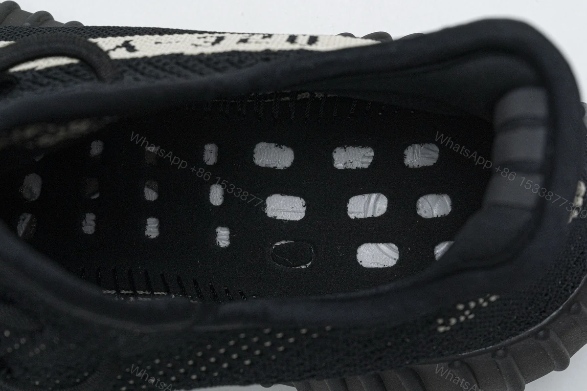 View 4 of (OG)Adidas Fake Yeezy 350 V2 Core BlackWhite Real Boost BY1604