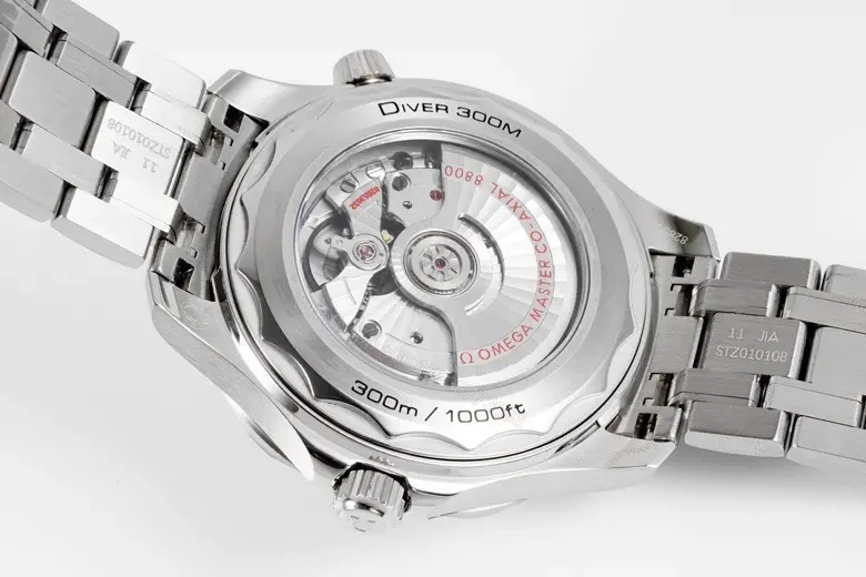 View 9 of Omega Seamaster 300M White Dial Ceramic Bezel Stainless Steel Watch