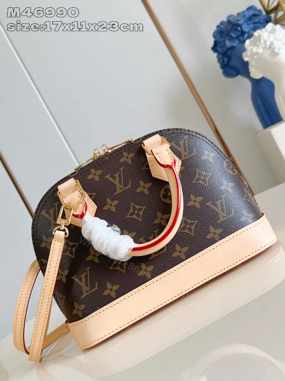 View 4 of Structured Monogram Dome Bag: Luxe Everyday Carry