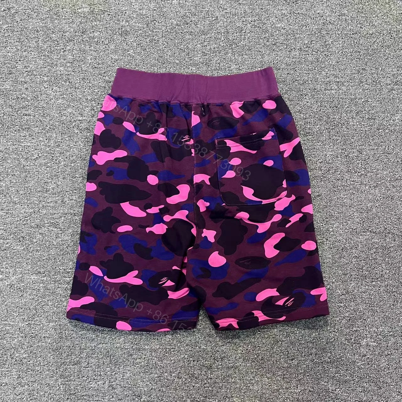 View 8 of BAPE Shorts # 8003 Blue & Yellow & Purple & Green & Red