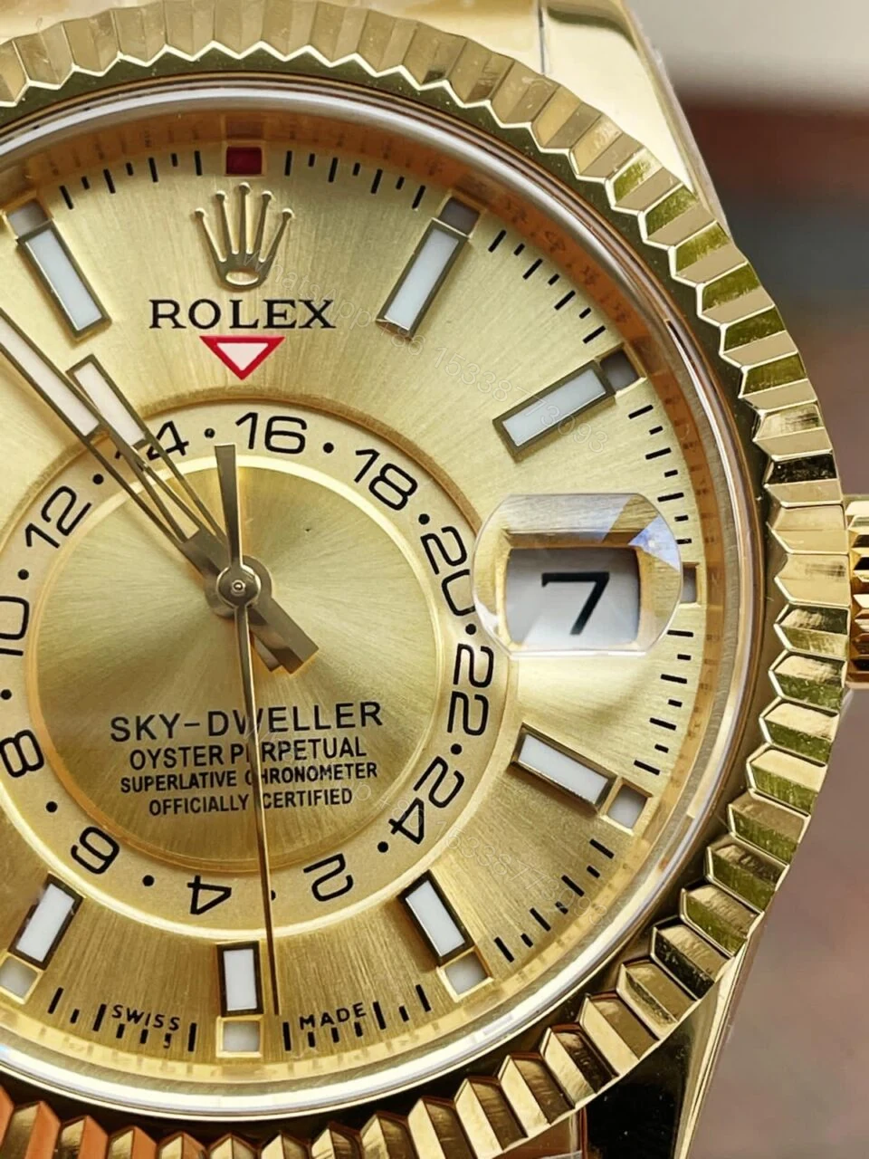 View 2 of Noob FACTORY 1:1 Rolex Sky-Dweller 326934 SS Best Edition Gold Dial A23J ?330.00