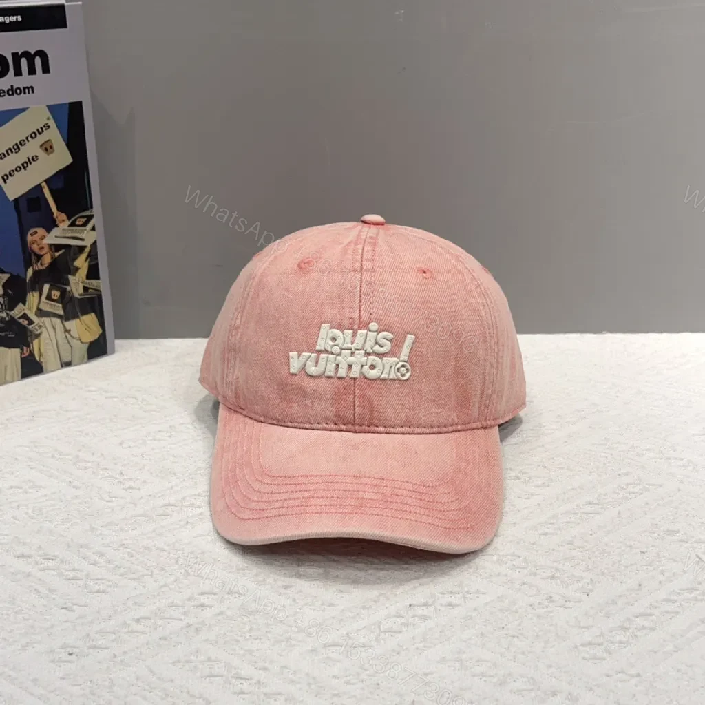View 7 of Textured Cotton Cap: Subtle Embroidery, Six-Panel, Adjustable
