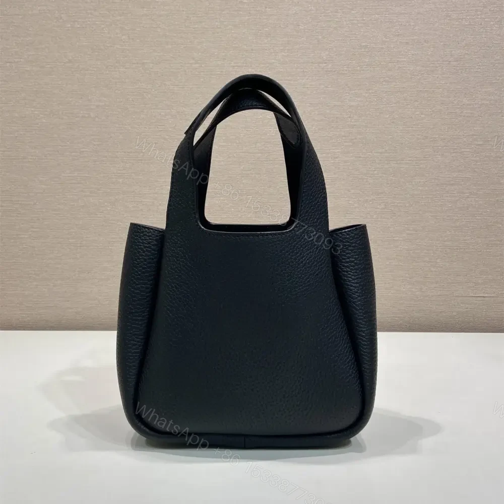 View 2 of 高仿Prada*Tote系列1BA349徽標手提包金扣黑色Mini免檢版