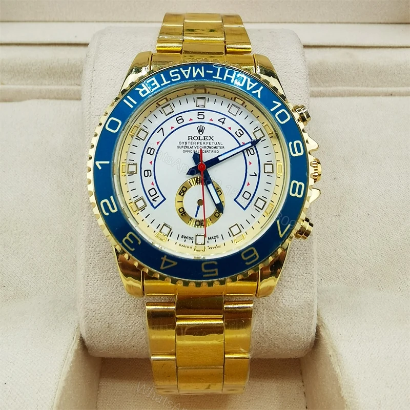 View 3 of Rolex Oyster Yacht Master Ii 44Mm With Gold Strap