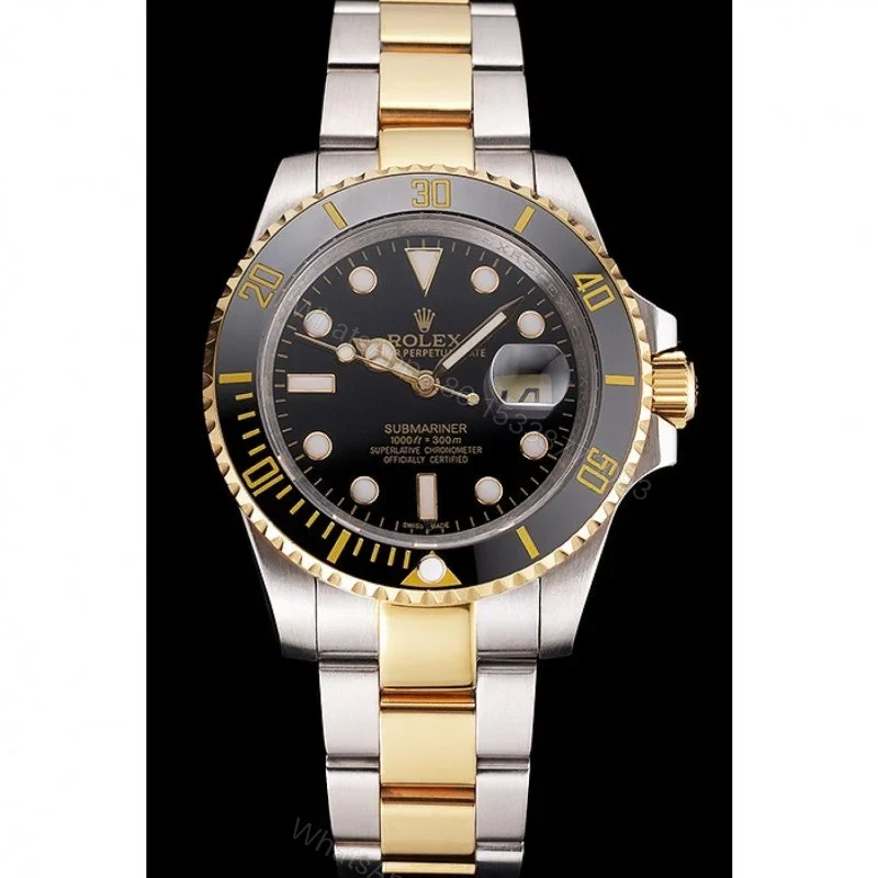 View 2 of Superclone Rolex Submariner Black Dial PR16233BG