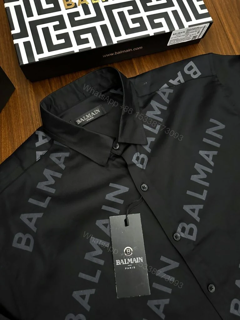 View 7 of BUY FIRST COPY BALMAIN LUXURY SUMMER FASHION SHIRTS