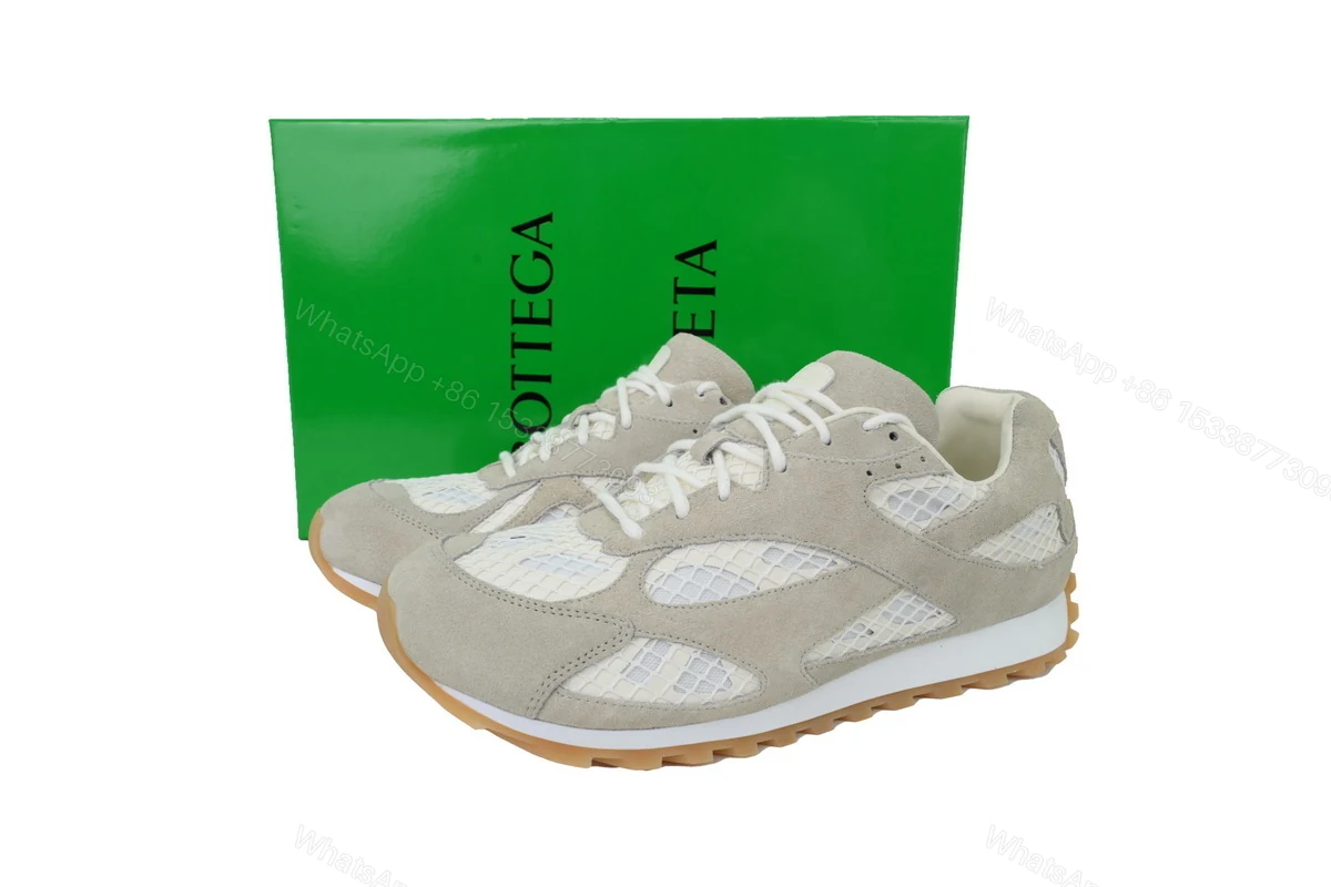 View 8 of Bottega Veneta Orbit Suede Gray