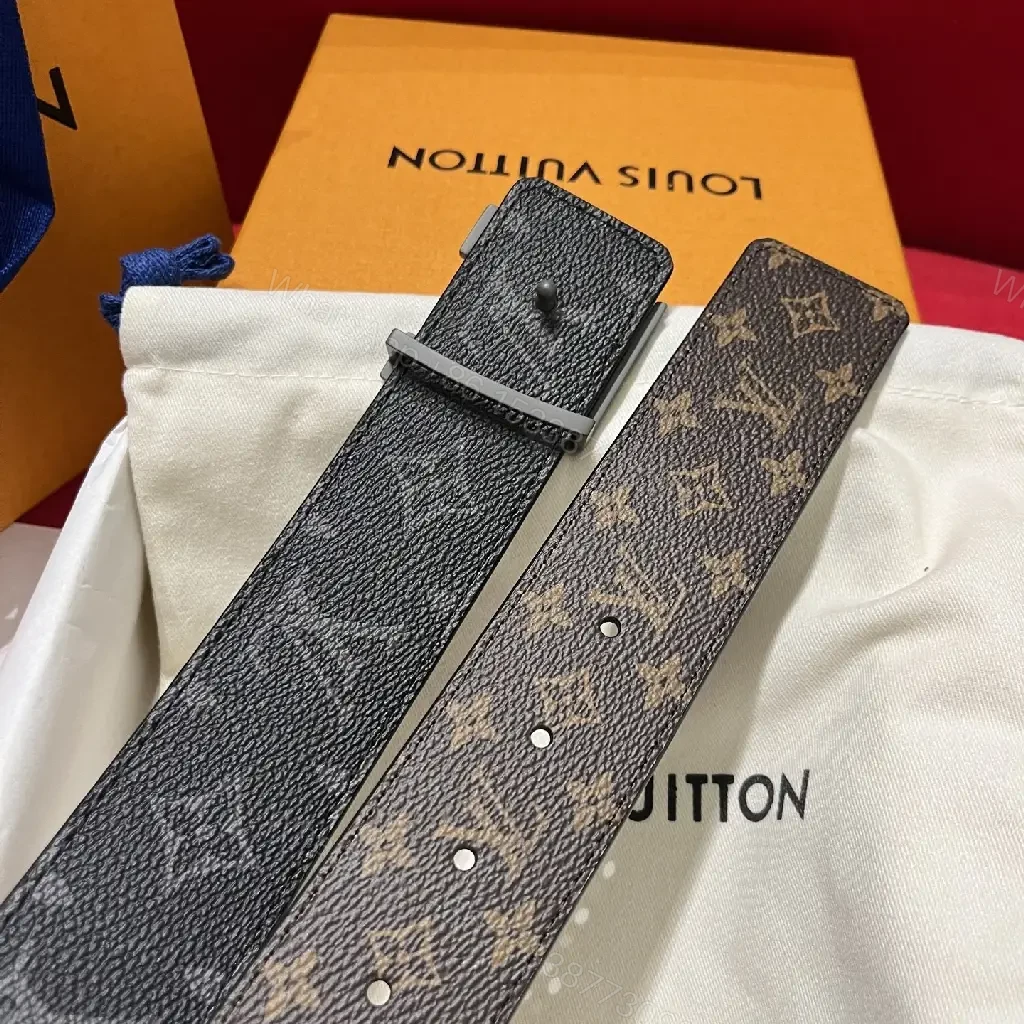 View 5 of Monogramed Leather Belt: Subtle Luxury, Everyday Elevation