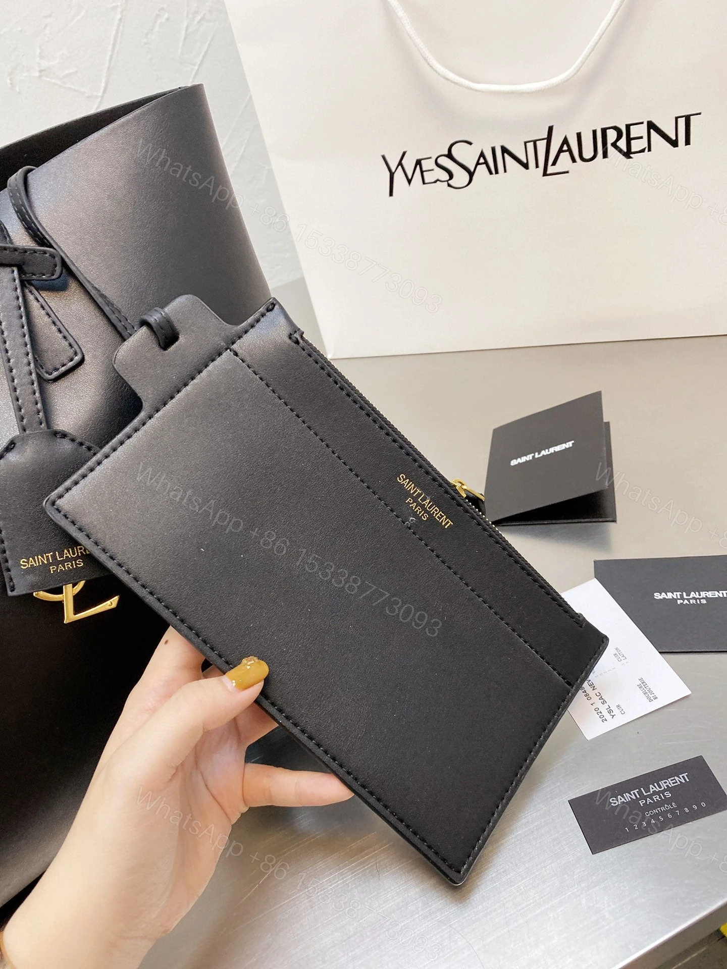 View 7 of Saint Laurent YSL Shopping Bag