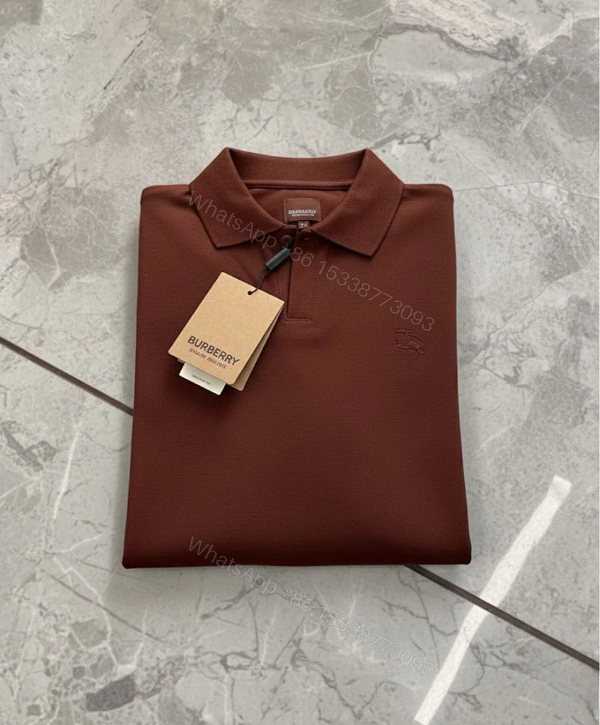 View 5 of FIRST COPY BURBERRY FULL SLEEVES POLO TEES