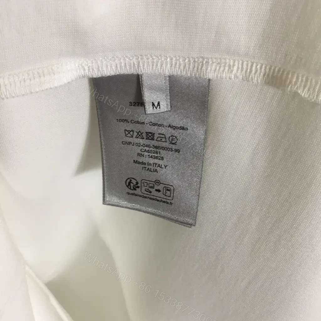 View 3 of White Cotton Graphic Tee - Oversized Logo, Premium Knit