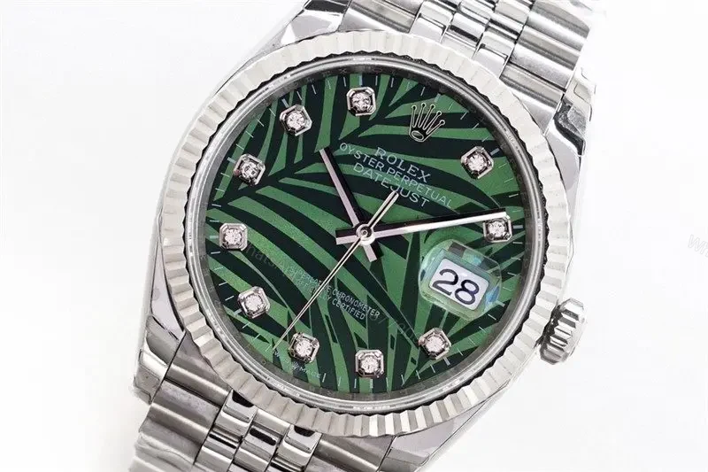 View 5 of Rolex Datejust 126234 Olive Green Watch