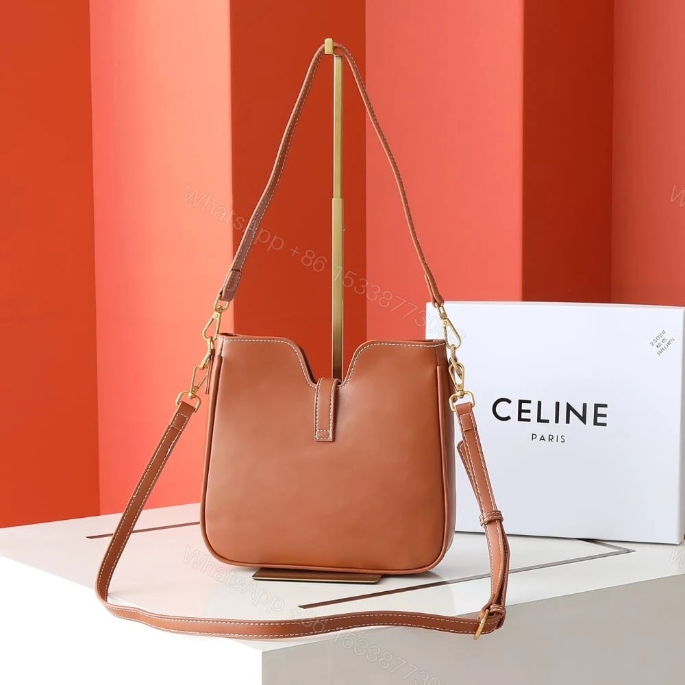 View 4 of CELINE SMALL CAMILLE 16 SOFT BAG TAN 24CM 120693FX9 04LU