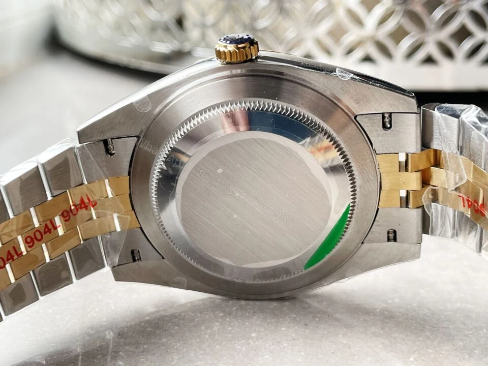 View 10 of EW Factory 1:1 Rolex DateJust 41 126333 SS/YG Best Edition 904L Steel White Stick Dial