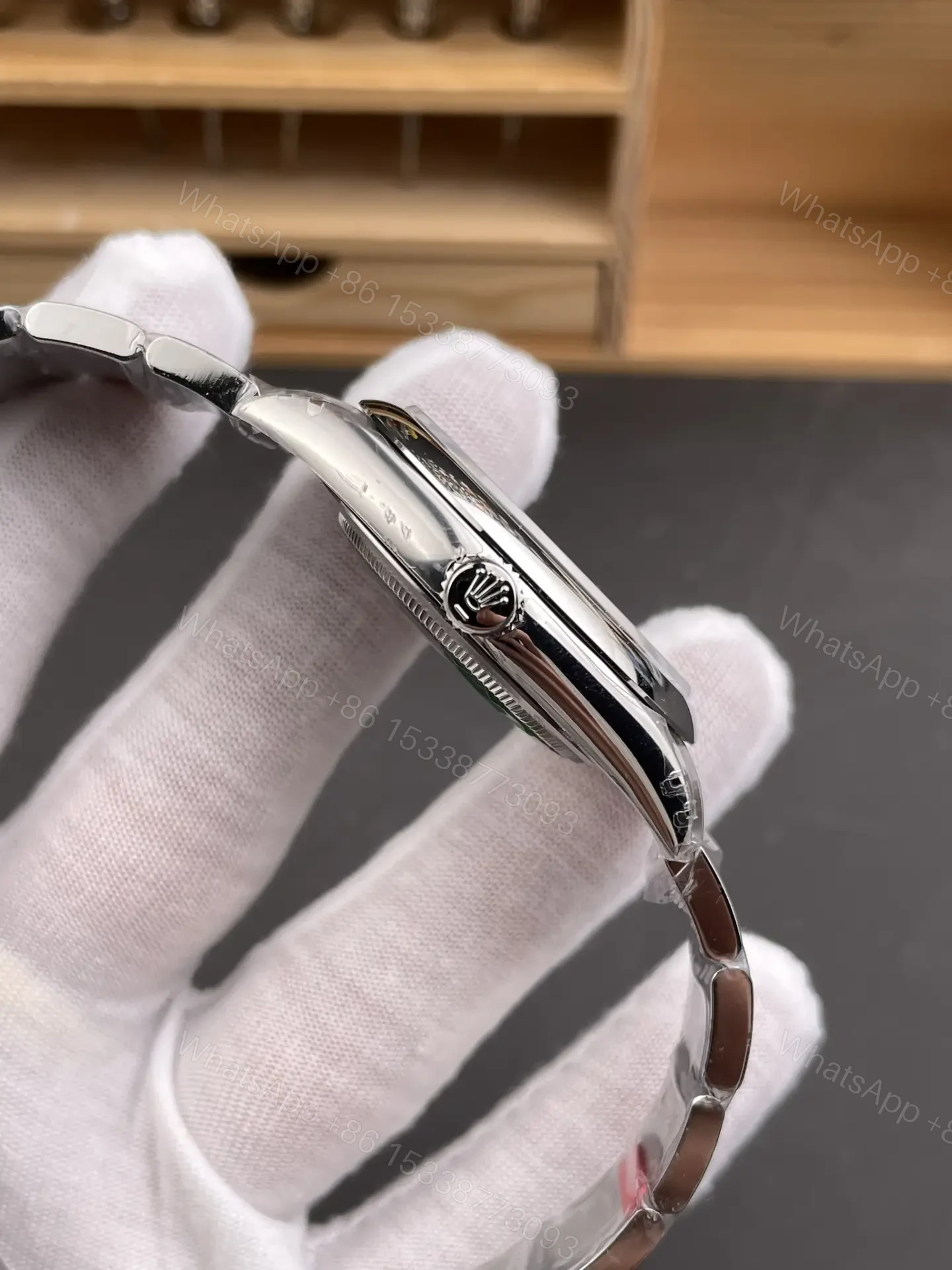 View 4 of Rolex Oyster Perpetual 41 134300 Silver Dial Watch 134300-0001