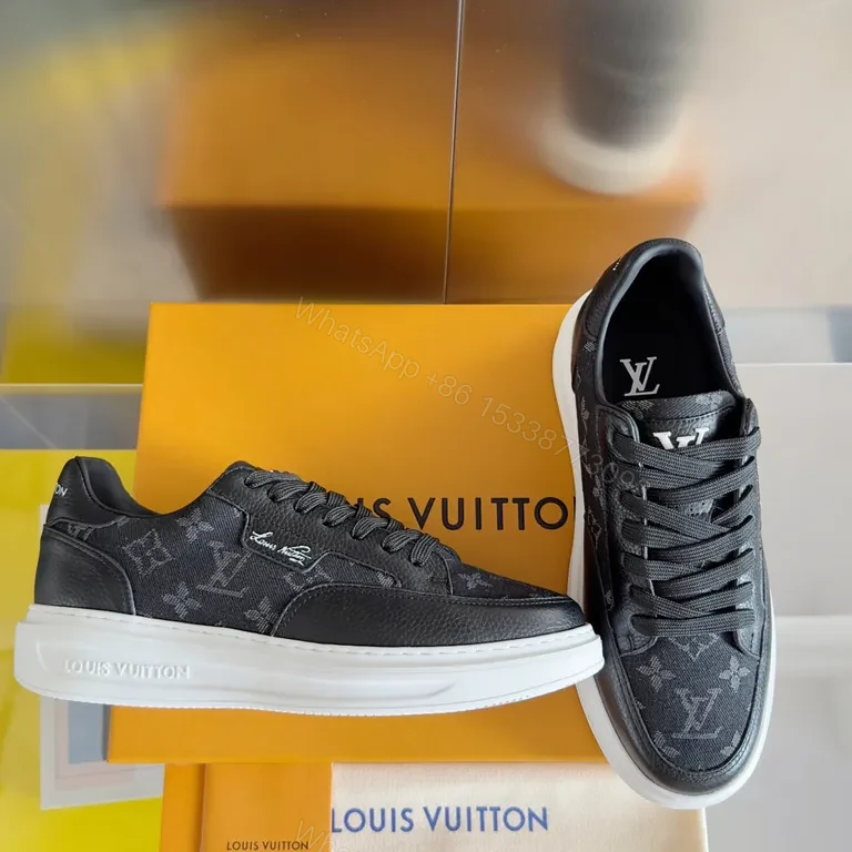 View 7 of Monogram Luxe Modern Essential Sneakers: Subtle LV-Inspired Comfort