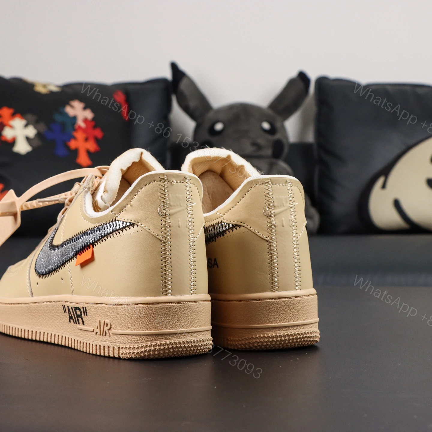 View 5 of Off White x Air Force 1 Desert Tan Reps